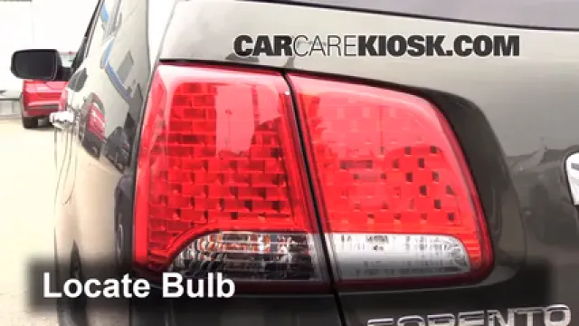 2012 Kia Sorento EX 3.5L V6 Luces Luz de reversa (reemplazar foco)